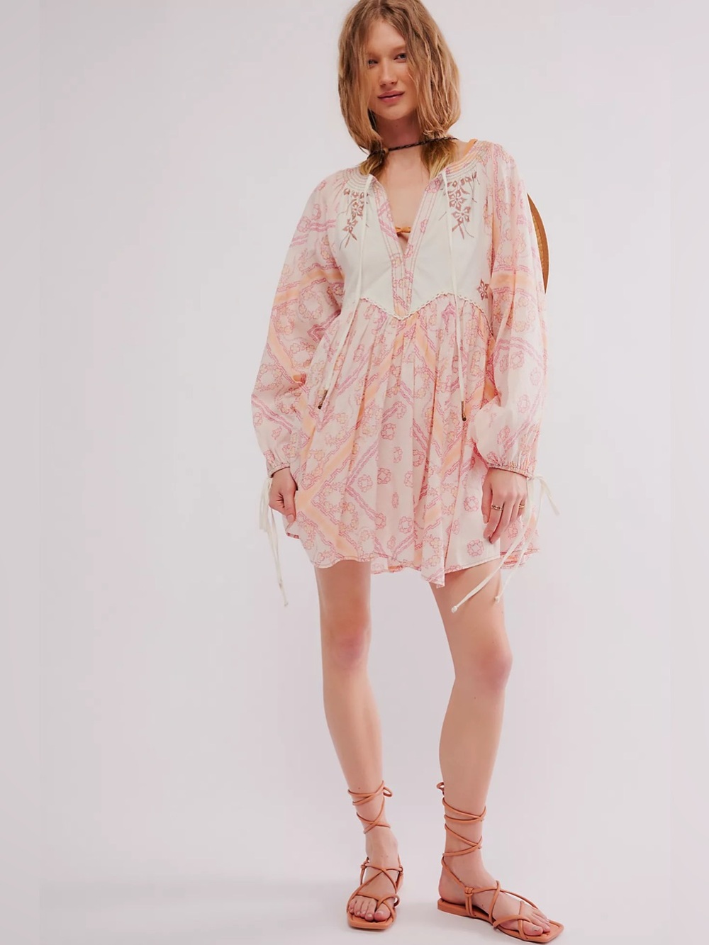 free swinging mini dress Free People Free Swinging - Black Floral Print Dress - Dress